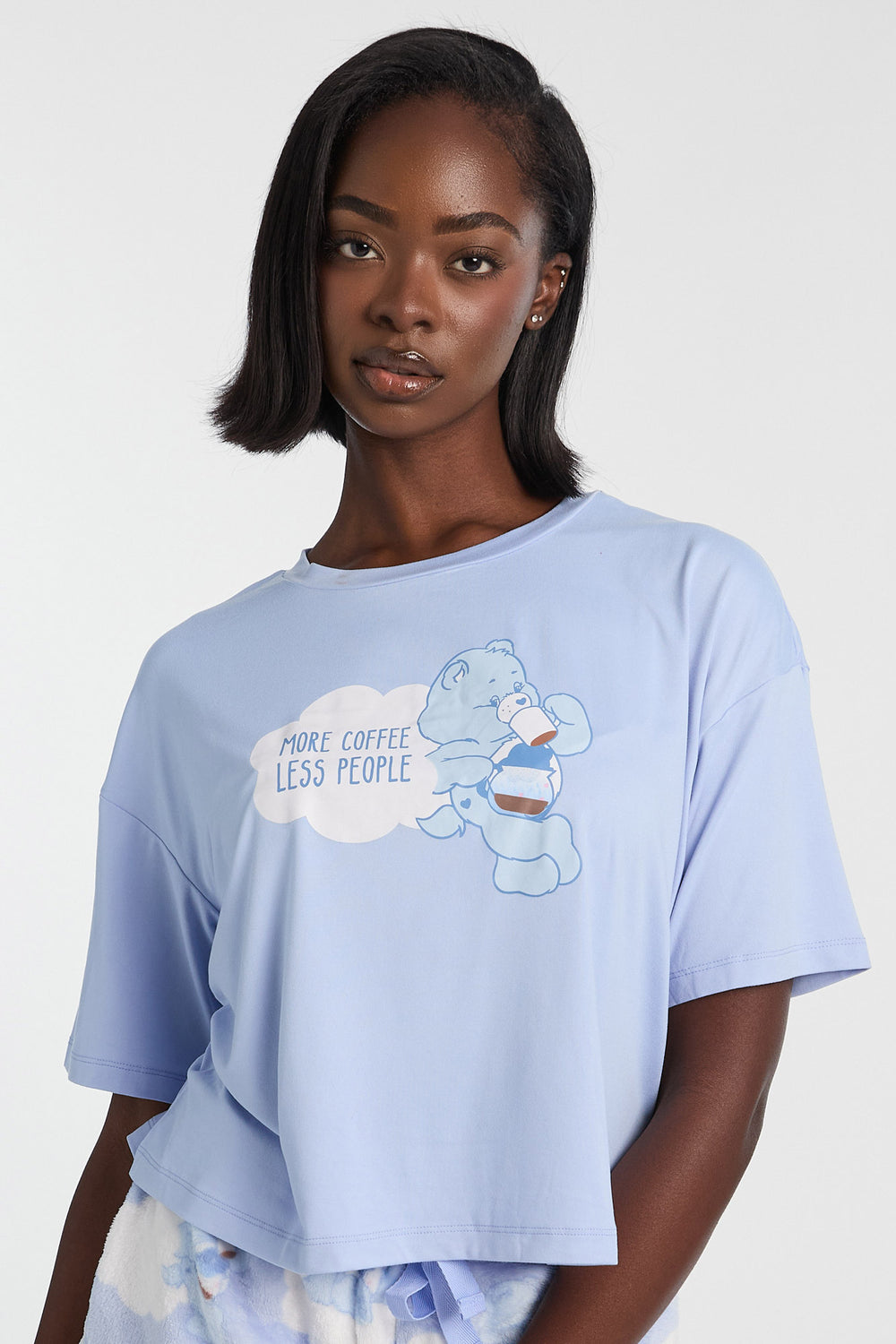Care Bears More Coffee 2-Piece Pajama Tee & Shorts Set Care Bears More Coffee 2-Piece Pajama Tee & Shorts Set