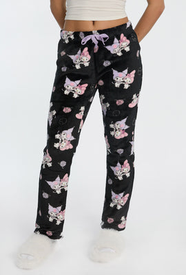 Pantalon de pyjama en peluche Kuromi My Melody