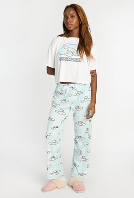 Ensemble pyjama en velour imprimé Cinnamoroll