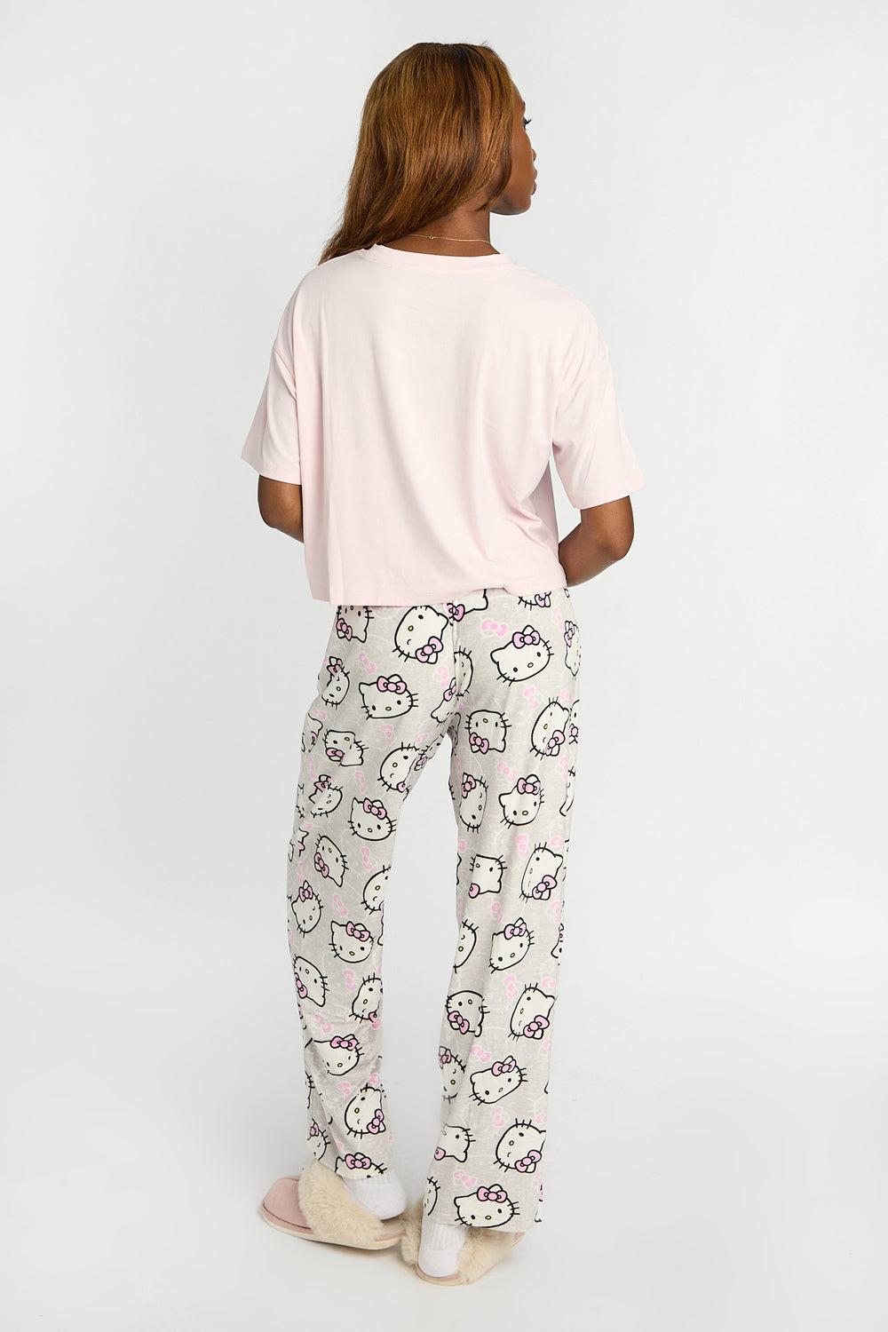 Hello Kitty Snooze 2-Piece Pajama Tee & Velour Pajama Pants Set Hello Kitty Snooze 2-Piece Pajama Tee & Velour Pajama Pants Set