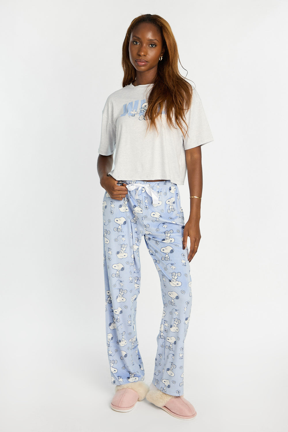 Ensemble de pyjama en velour imprimé Peanuts Snoopy Wild Ensemble de pyjama en velour imprimé Peanuts Snoopy Wild - West49