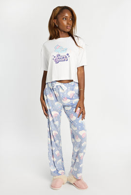 Ensemble de pyjama en velour imprimé Care Bears