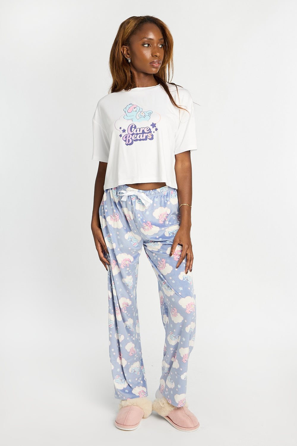 Ensemble de pyjama en velour imprimé Care Bears Ensemble de pyjama en velour imprimé Care Bears