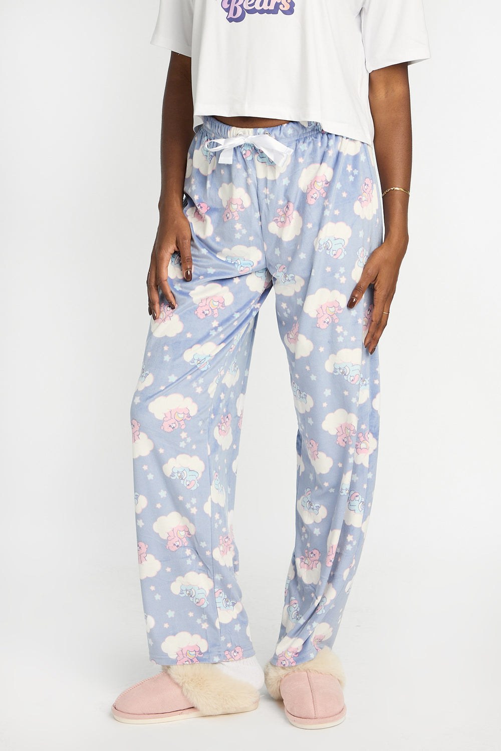 Ensemble de pyjama en velour imprimé Care Bears Ensemble de pyjama en velour imprimé Care Bears