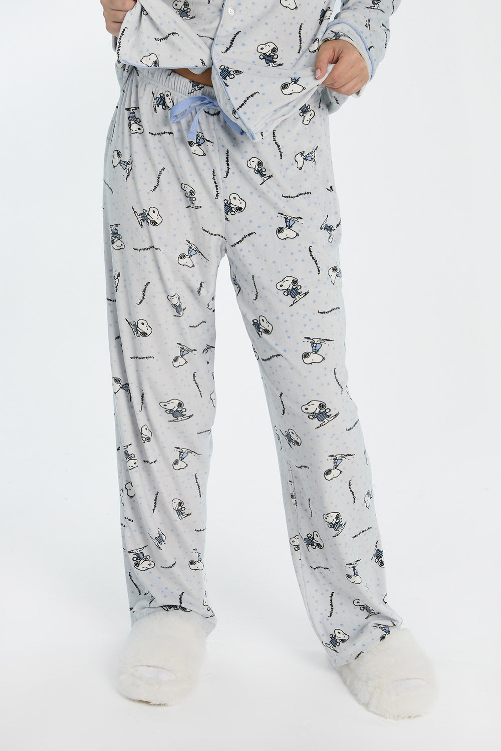 Ensemble de pyjama en velours 2 pièces Peanuts Snoopy Ensemble de pyjama en velours 2 pièces Peanuts Snoopy