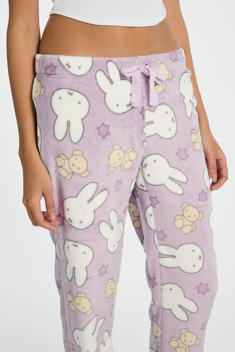 Pantalon de pyjama en peluche imprimé oursons Miffy Pantalon de pyjama en peluche imprimé oursons Miffy