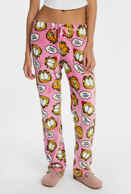 Pantalon de pyjama en peluche imprimé Garfield