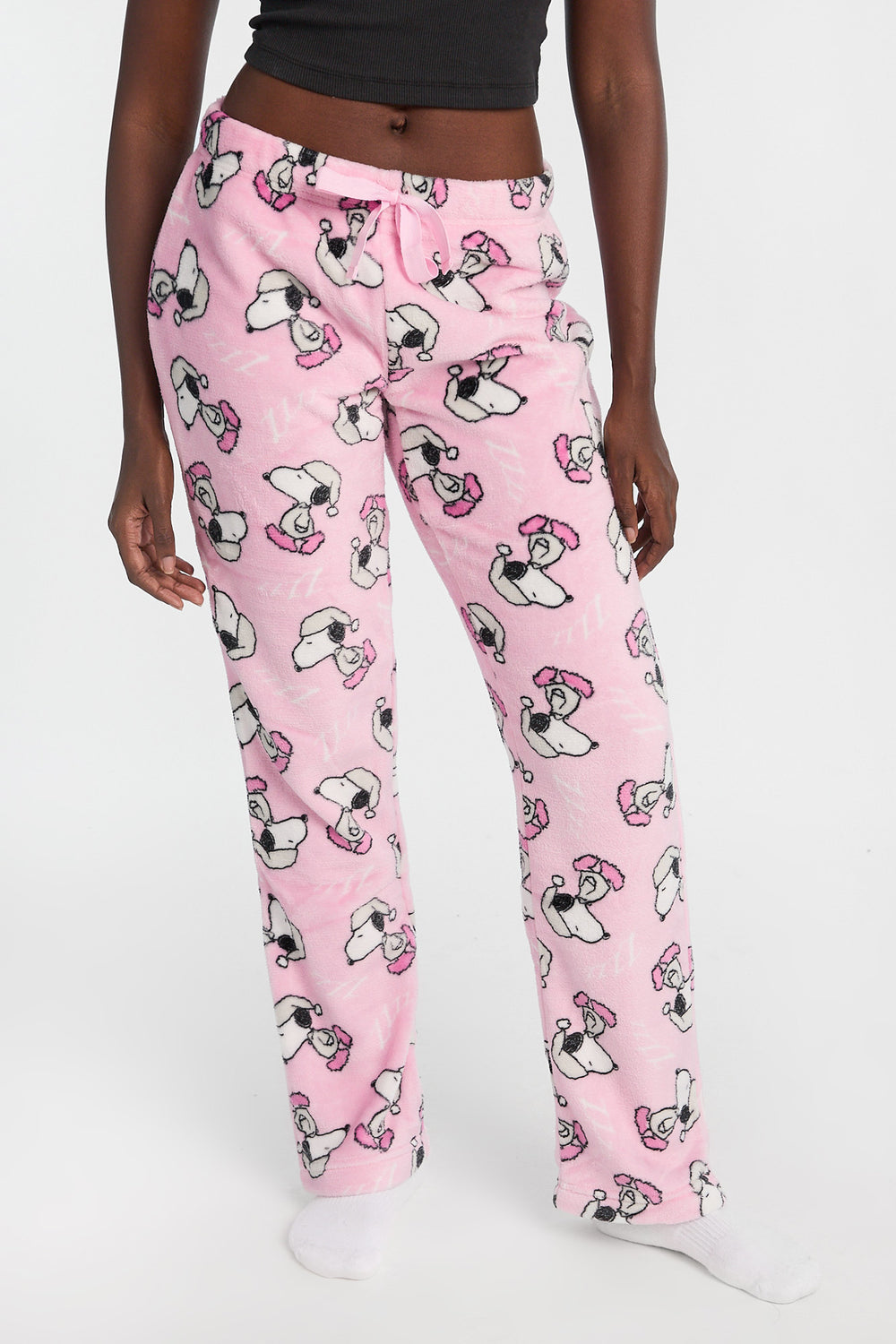 Pantalon de pyjama en peluche imprimé ZZZ Peanuts Snoopy Pantalon de pyjama en peluche imprimé ZZZ Peanuts Snoopy