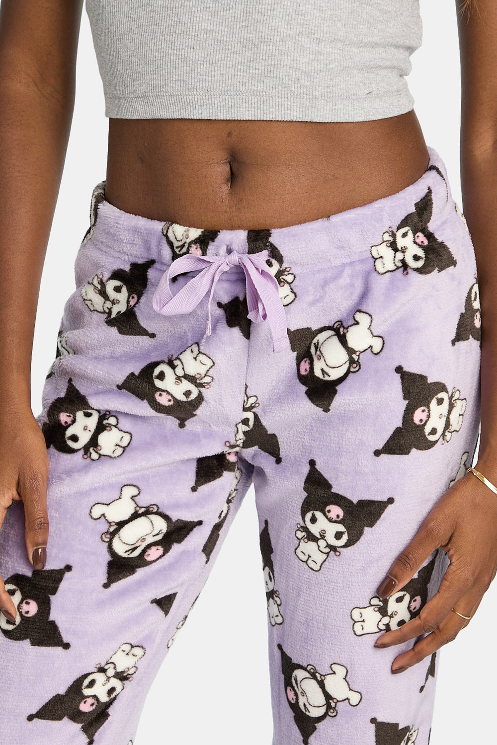 Kuromi Plush Pajama Pants Kuromi Plush Pajama Pants