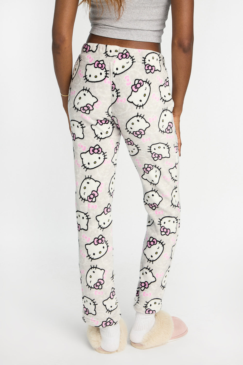Hello Kitty Bow Plush Pajama Pants Hello Kitty Bow Plush Pajama Pants