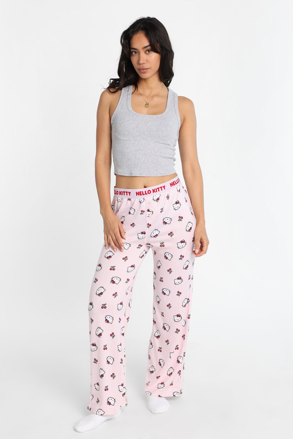 Hello Kitty Cherries Super Soft Pajama Boxer Pants Hello Kitty Cherries Super Soft Pajama Boxer Pants