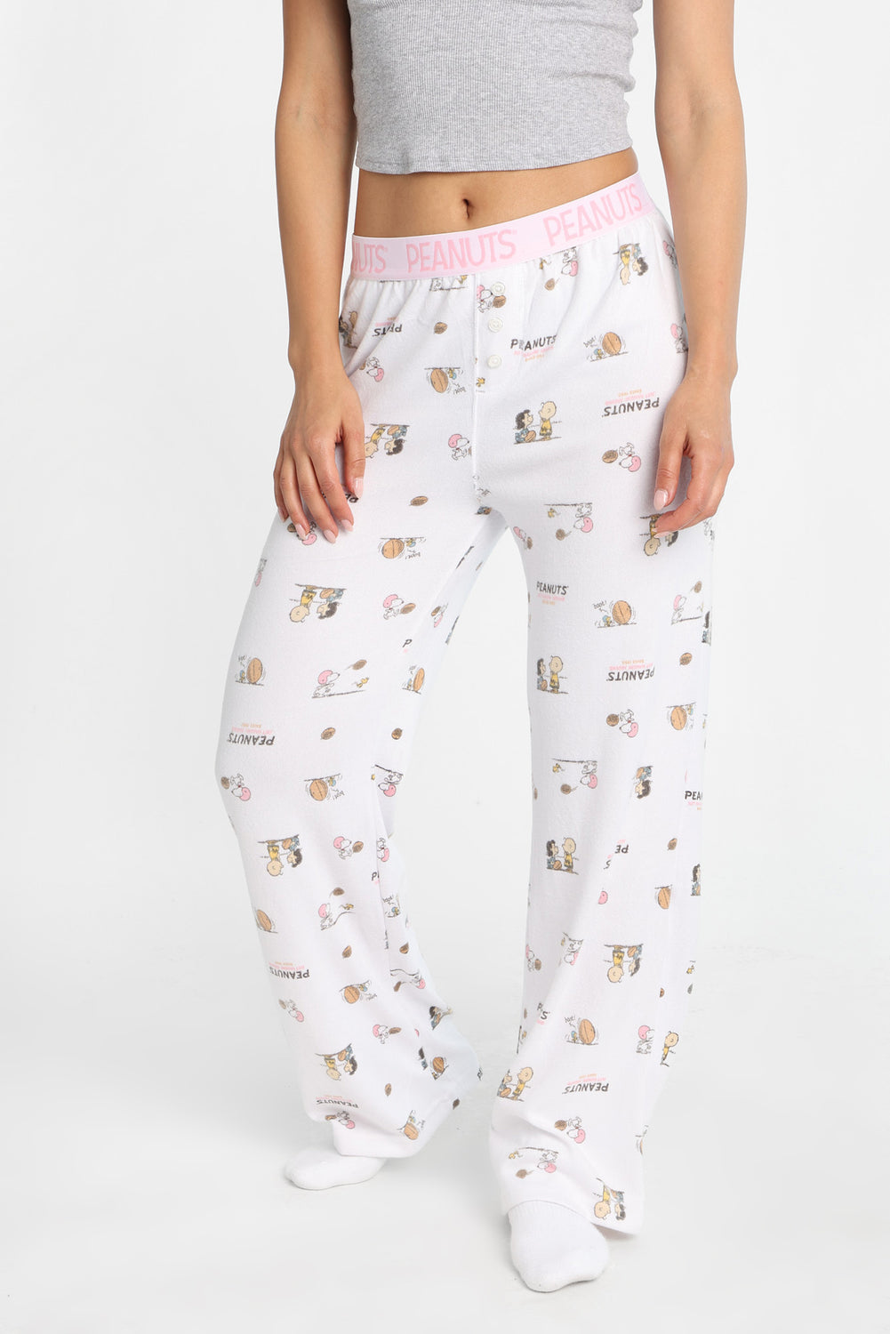 Pantalon pyjama style boxeur imprimé Peanuts Football Pantalon pyjama style boxeur imprimé Peanuts Football