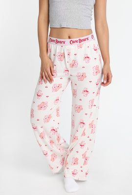 Pantalon pyjama style boxeur imprimé coeurs Care Bears