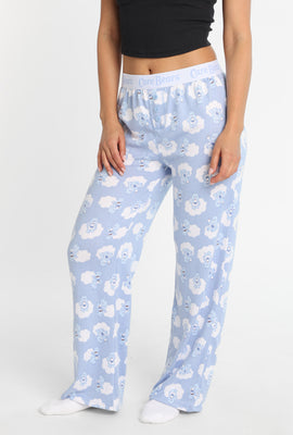 Pantalon pyjama style boxeur avec imprimé nuages Care Bears