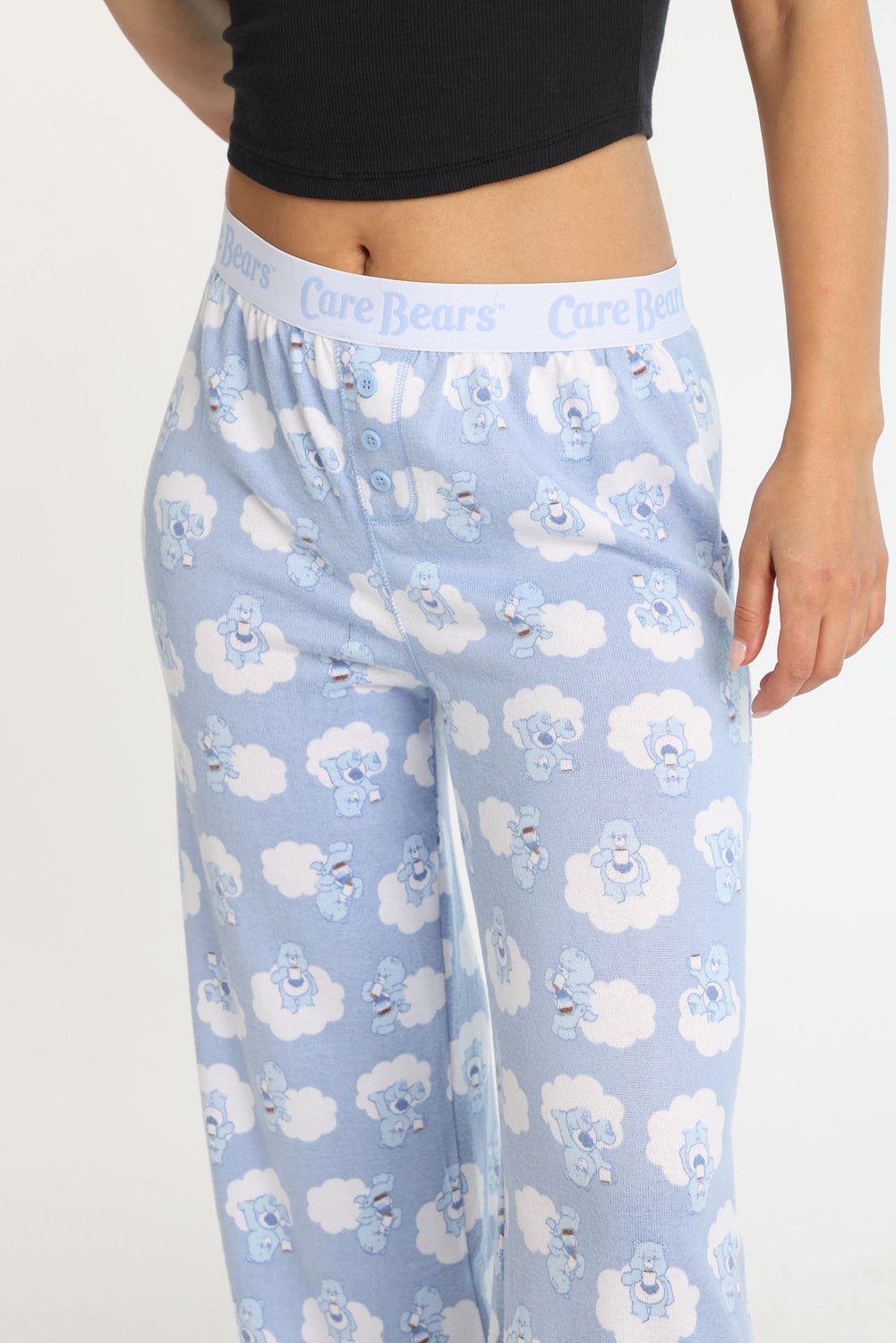 Pantalon pyjama style boxeur avec imprimé nuages Care Bears Pantalon pyjama style boxeur avec imprimé nuages Care Bears