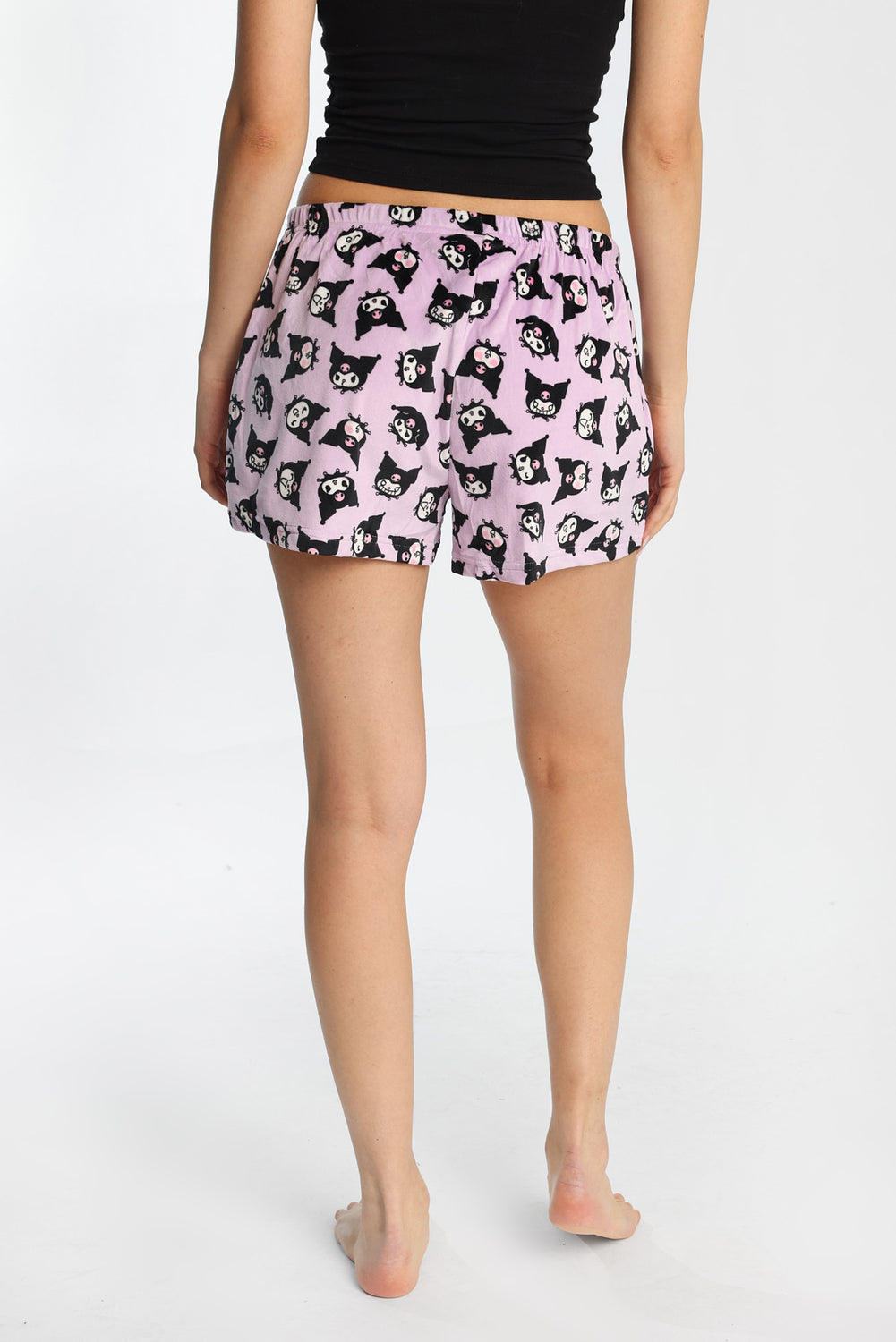 Short de pyjama en velour imprimé Kuromi Short de pyjama en velour imprimé Kuromi