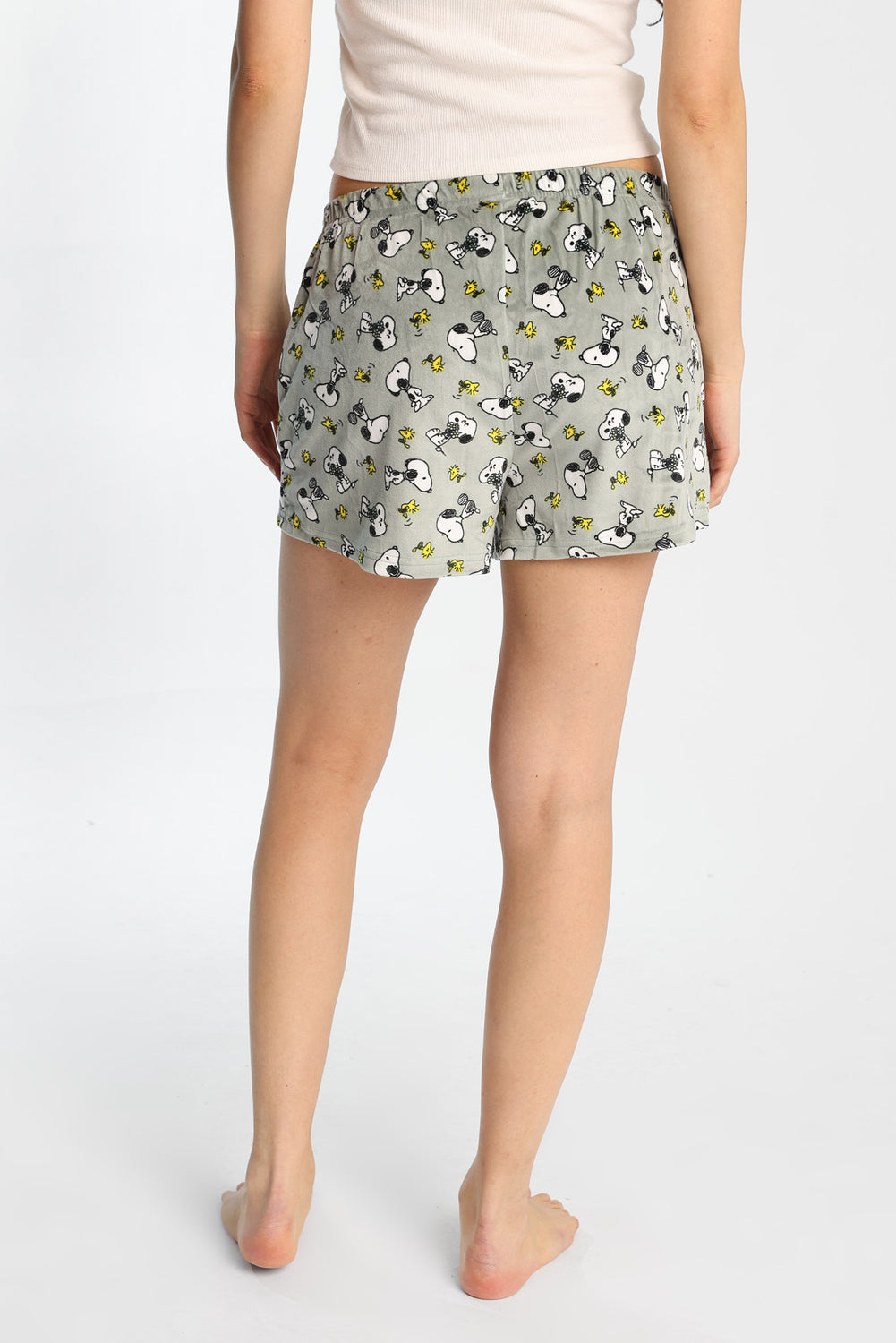 Short de pyjama en velour imprimé Peanuts Short de pyjama en velour imprimé Peanuts