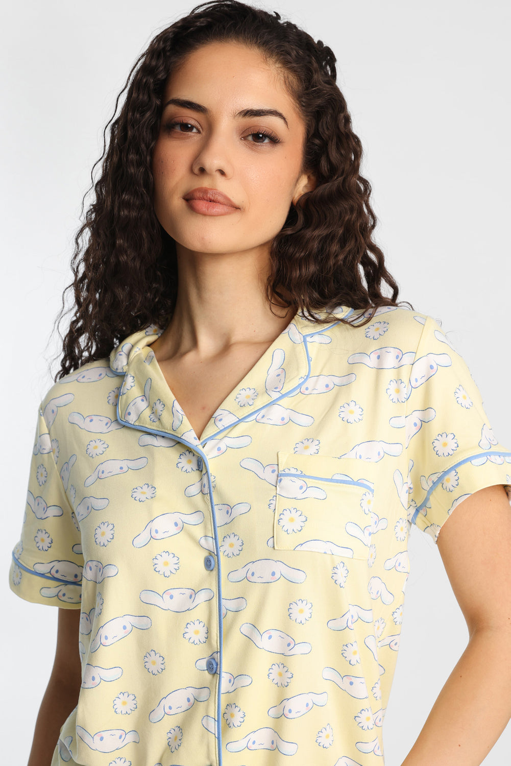 Cinnamoroll Pajama Shirt & Shorts 2-Piece Set Cinnamoroll Pajama Shirt & Shorts 2-Piece Set