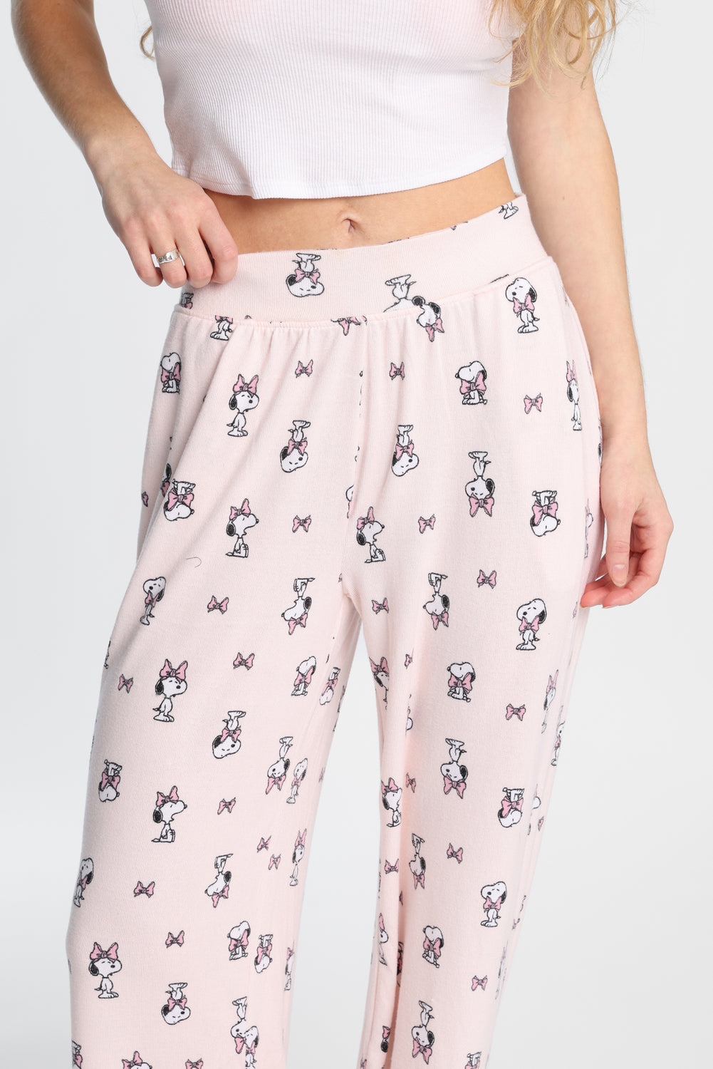 Pantalon pyjama à jambes larges super doux boucle Peanuts Snoopy Pantalon pyjama à jambes larges super doux boucle Peanuts Snoopy