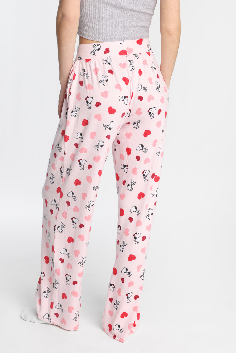 Peanuts Snoopy Heart Super Soft Wide Leg Pajama Pants Peanuts Snoopy Heart Super Soft Wide Leg Pajama Pants