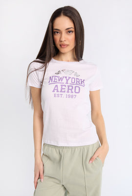 T-shirt coupe classique imprimé papillons New York AERO