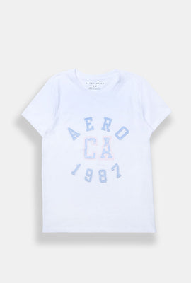 T-shirt coupe classique AERO CA 1987 brodé