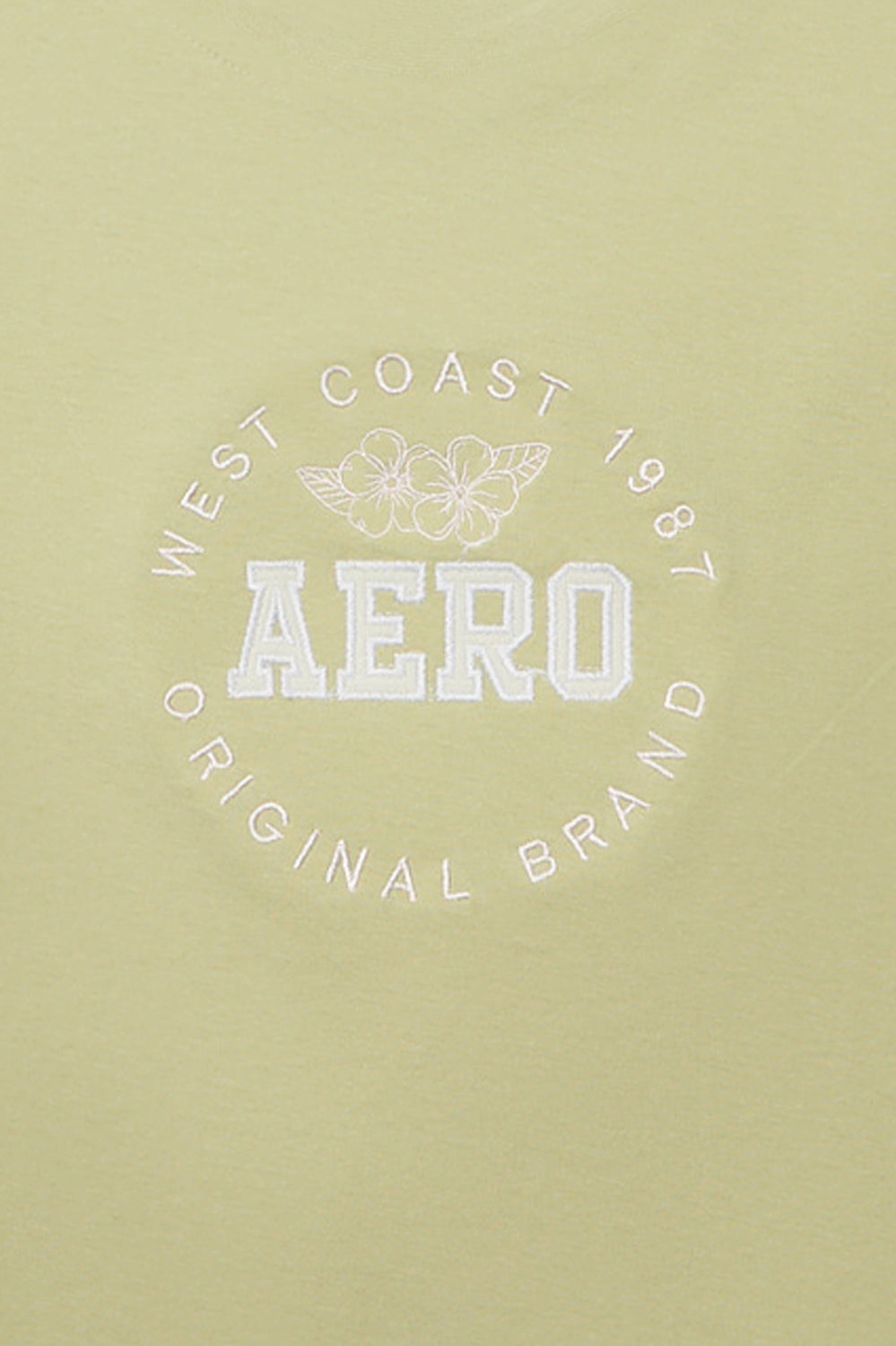 T-shirt coupe classique AERO West Coast brodé T-shirt coupe classique AERO West Coast brodé