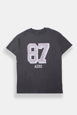 T-shirt coupe boyfriend imprimé AERO 87