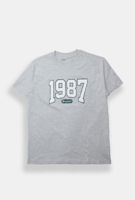 T-shirt coupe boyfriend imprimé AERO 1987