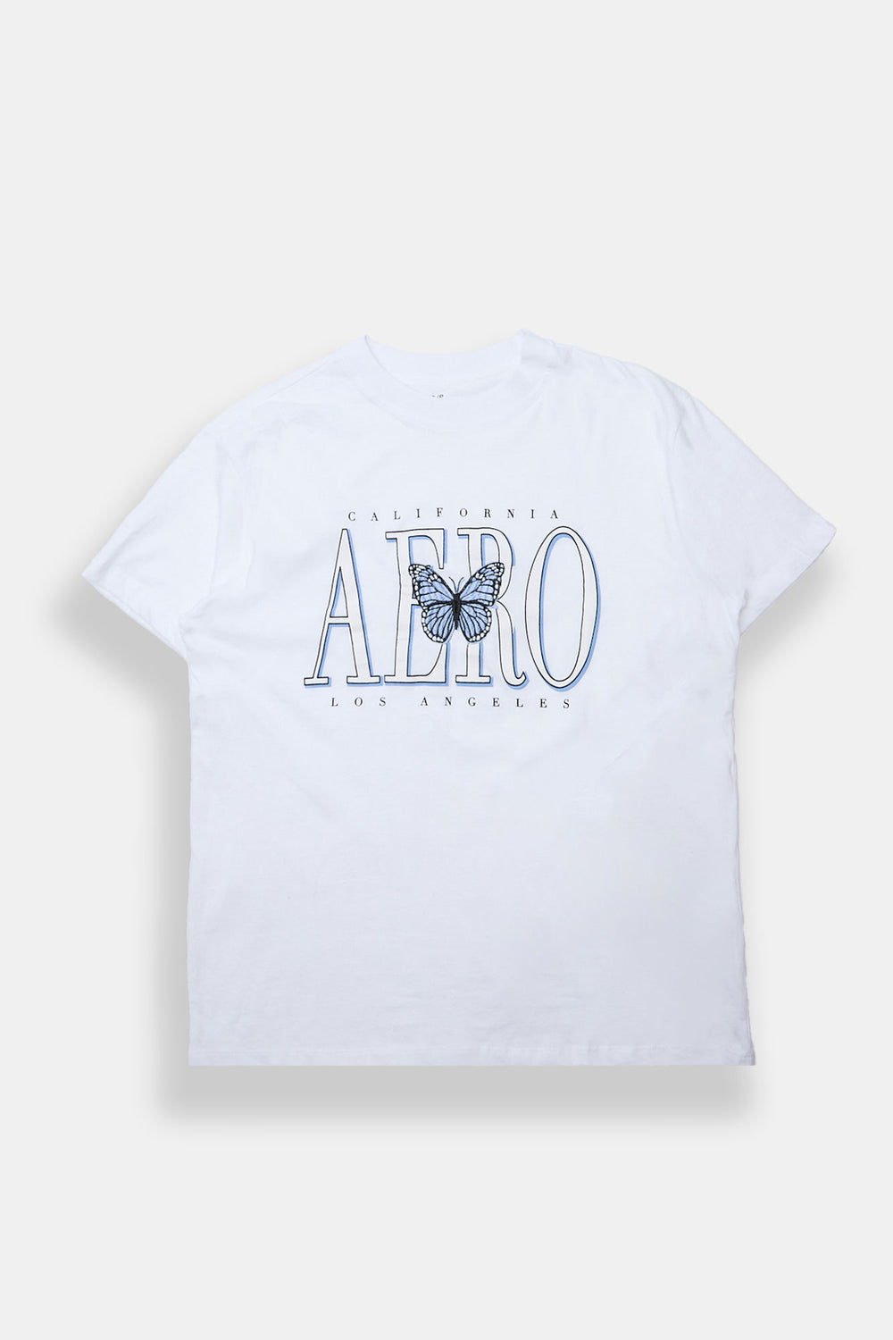 AERO Los Angeles Butterfly Graphic Boyfriend Tee AERO Los Angeles Butterfly Graphic Boyfriend Tee