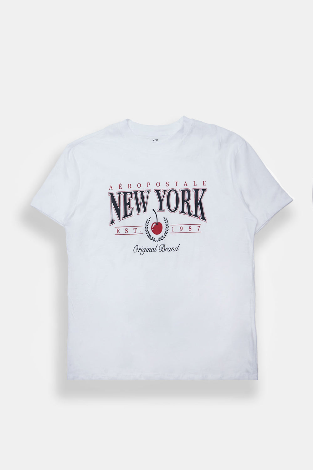 T-shirt coupe boyfriend imprimé cerise AERO New York T-shirt coupe boyfriend imprimé cerise AERO New York
