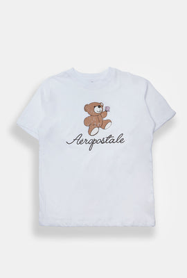 T-shirt coupe boyfriend imprimé ours en peluche AERO