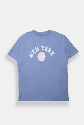 AERO New York City Crest Graphic Boyfriend Tee