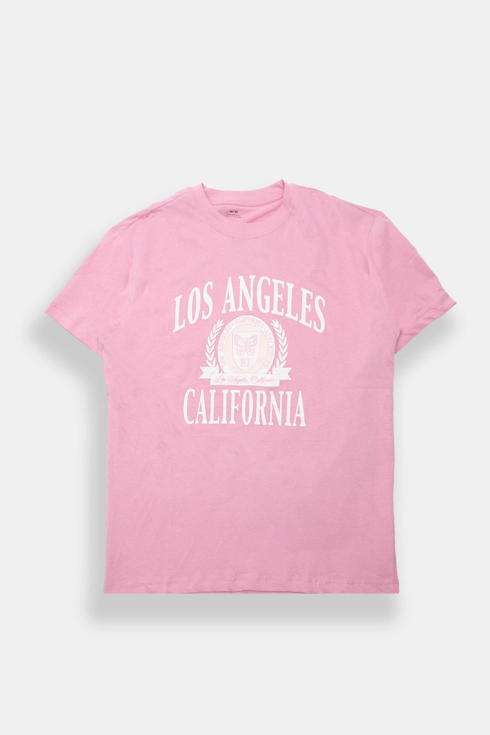 T-shirt coupe boyfriend imprimé crête AERO Los Angeles T-shirt coupe boyfriend imprimé crête AERO Los Angeles