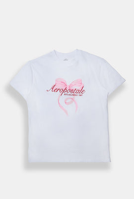 AERO Bow Graphic Boyfriend Tee