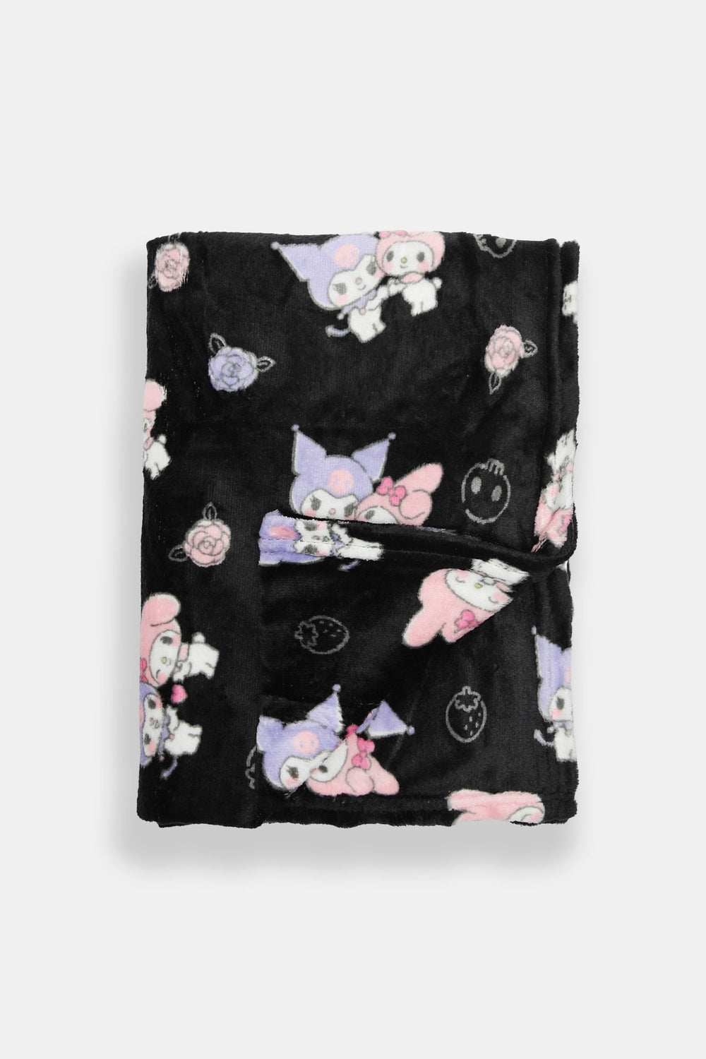 Kuromi My Melody Plush Throw Blanket Kuromi My Melody Plush Throw Blanket