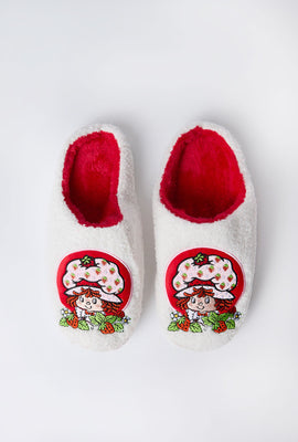 Pantoufles peluche Fraise-Mimi