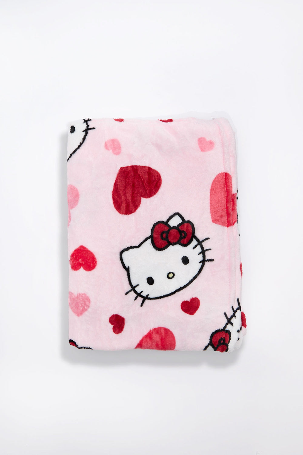 Hello Kitty Hearts Plush Throw Blanket Hello Kitty Hearts Plush Throw Blanket