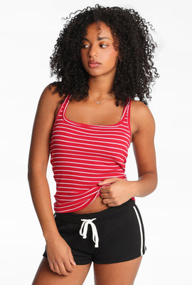 AERO Scoop Neck Longline Tank Top