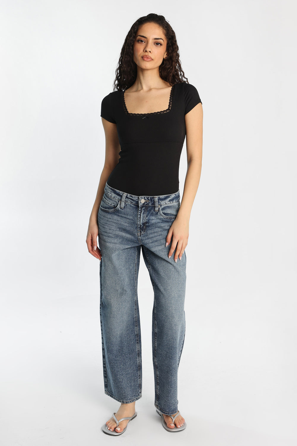Jean ample taille basse AERO Jean ample taille basse AERO