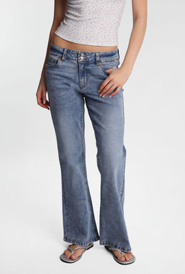 Jeans évasé taille basse AERO