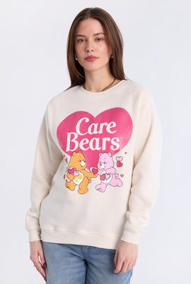 Care Bears Glitter Heart Crewneck Sweatshirt