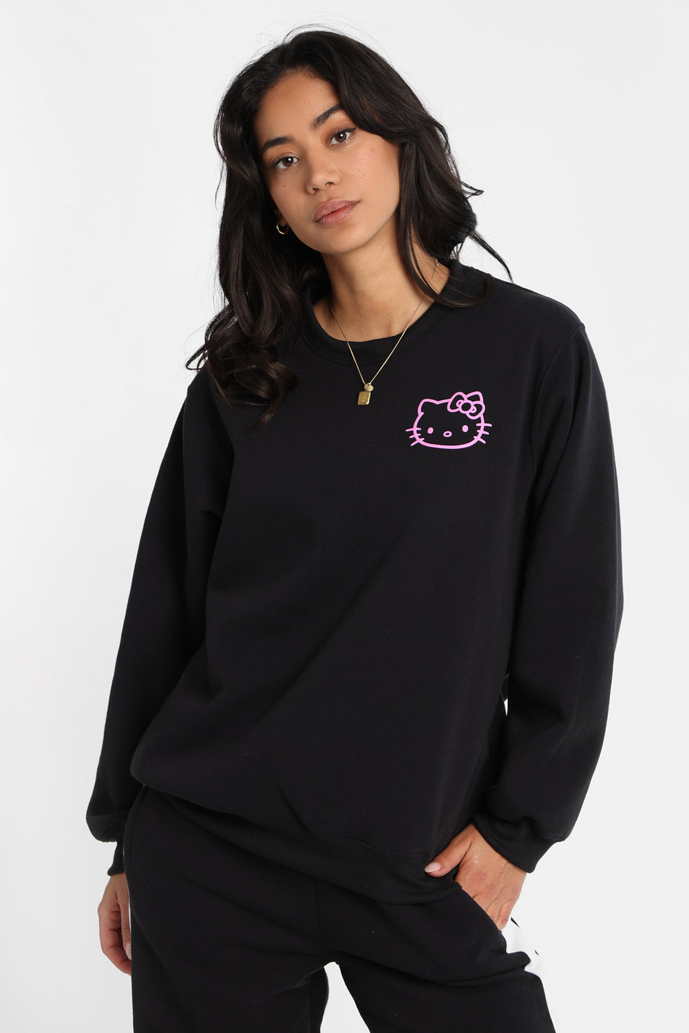 Hello Kitty Crew Neck Sweatshirt Hello Kitty Crew Neck Sweatshirt