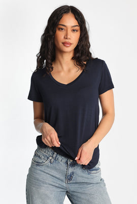 T-shirt col en V manches courtes AERO