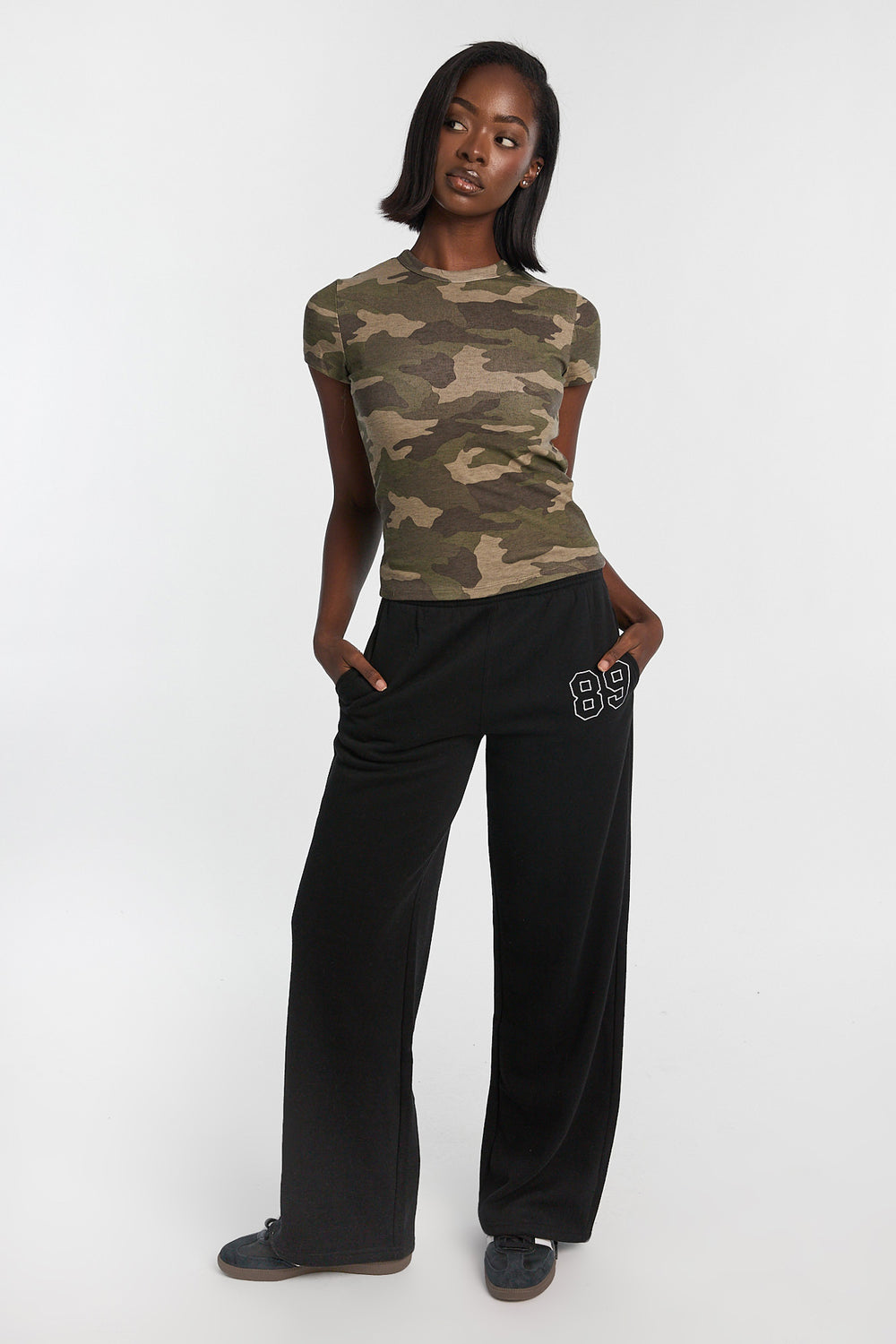 AERO Short Sleeve Long Line Baby Tee AERO Short Sleeve Long Line Baby Tee