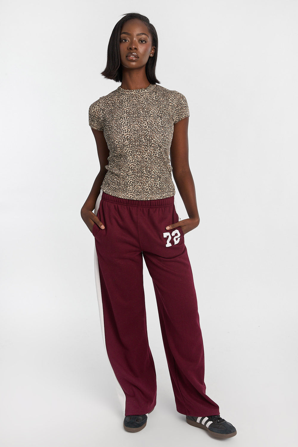 AERO Short Sleeve Long Line Baby Tee AERO Short Sleeve Long Line Baby Tee