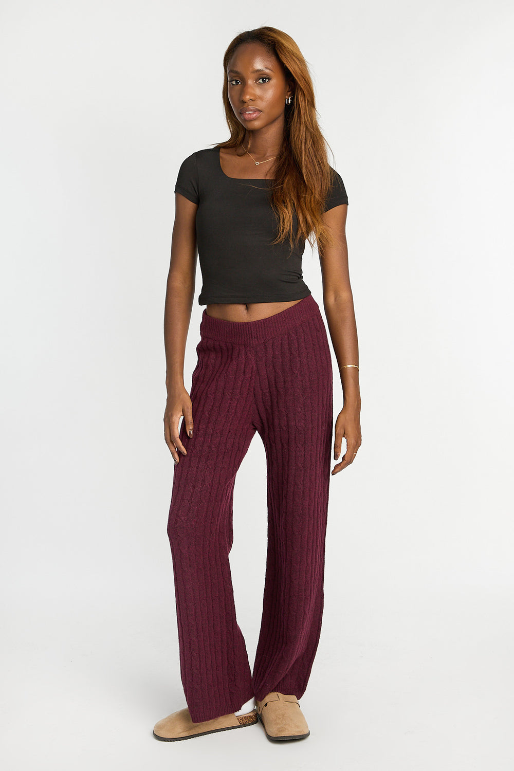 T-shirt écourté à manches courtes et col carré AERO T-shirt écourté à manches courtes et col carré AERO