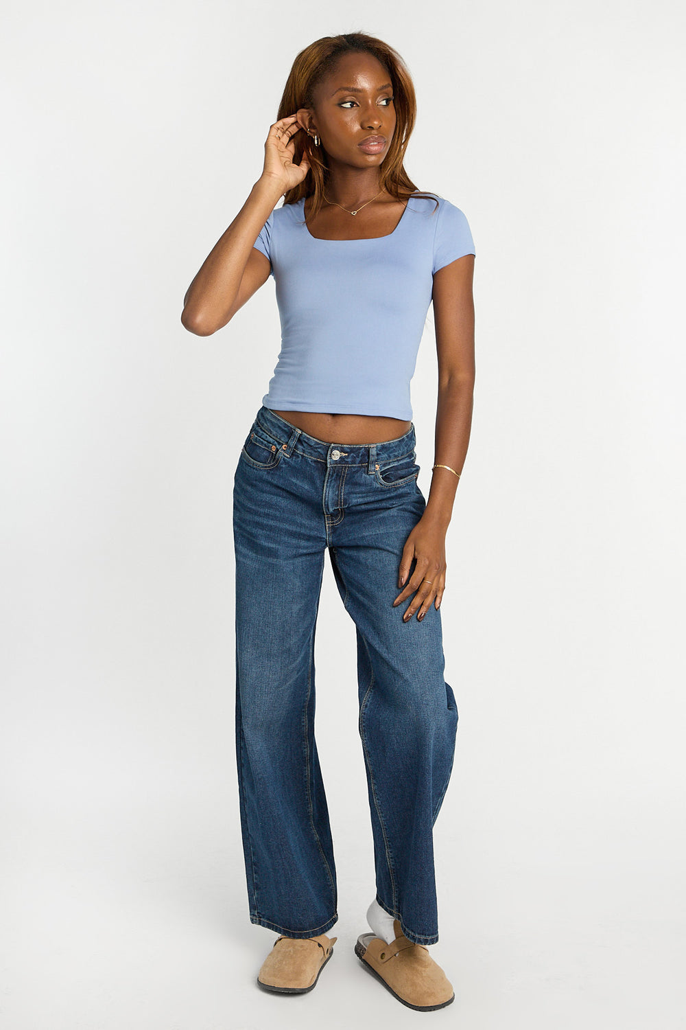 AERO Super Soft Square Neck Baby Tee AERO Super Soft Square Neck Baby Tee