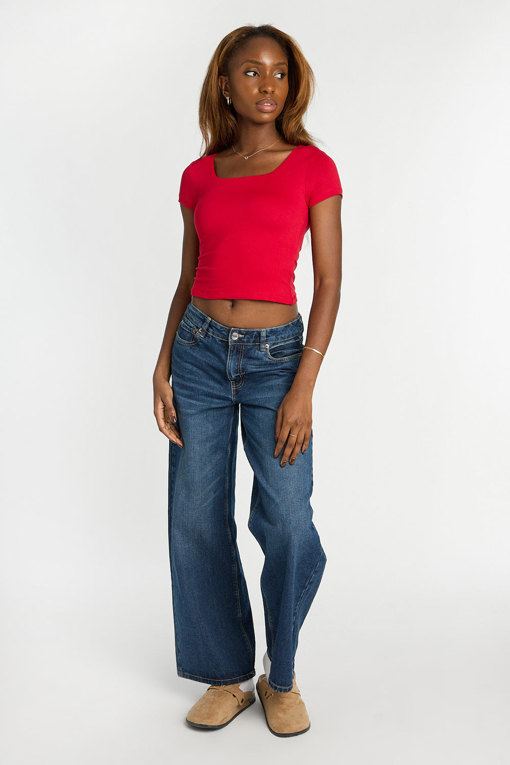 AERO Super Soft Square Neck Baby Tee AERO Super Soft Square Neck Baby Tee