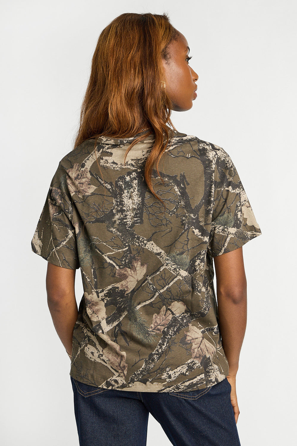 AERO Camouflage Crew Neck Oversized Tee AERO Camouflage Crew Neck Oversized Tee